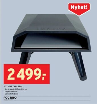 Montér Pizzaovn chef bbq tilbud