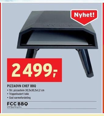Montér Pizzaovn chef bbq tilbud