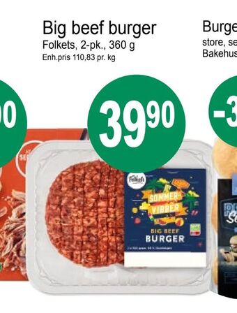 Joker Big beef burger tilbud