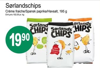 Joker Sørlandschips tilbud