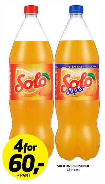 Bunnpris SOLO OG SOLO SUPER tilbud