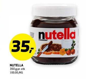 Bunnpris Nutella tilbud