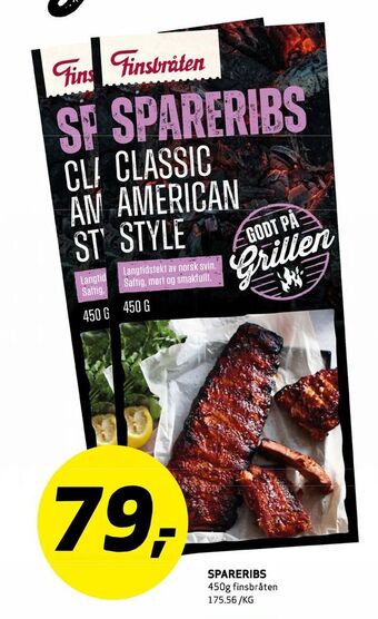Bunnpris Spareribs tilbud