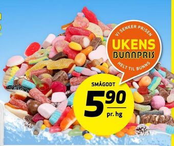 Bunnpris Smågodt tilbud