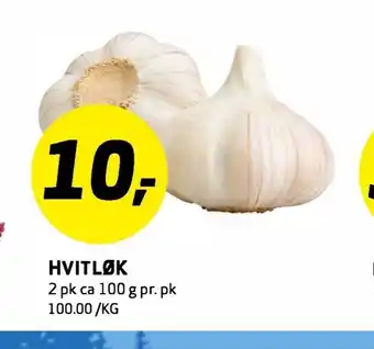 Bunnpris Hvitløk tilbud