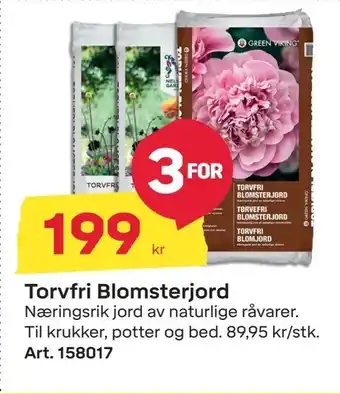 Torvfri Blomsterjord