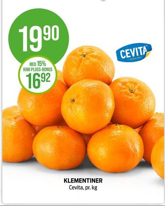 Kiwi Klementiner tilbud