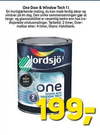 Megaflis One Door & Window Tech 1 l tilbud