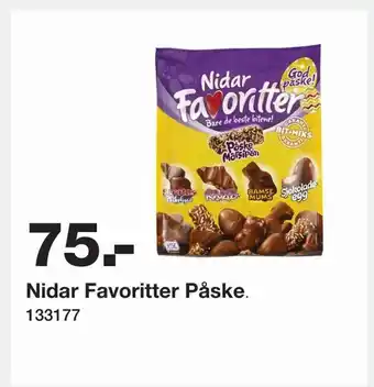 Staples Nidar Favoritter Påske tilbud