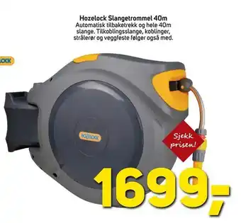 Megaflis Hozelock Slangetrommel 40m tilbud