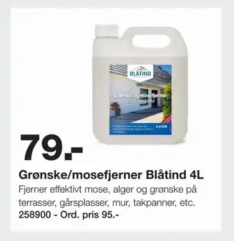 Grønske/mosefjerner Blåtind 4L