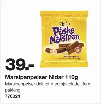 Marsipanpølser Nidar 110g