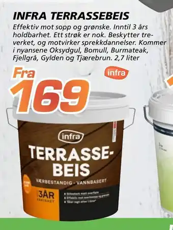 Coop Byggmix Infra terrassebeis tilbud