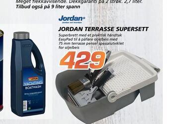 Coop Byggmix Jordan terrasse supersett tilbud