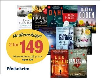 Coop Obs Påskekrim tilbud