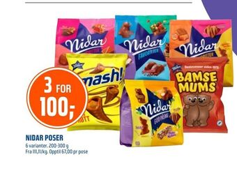 Coop Obs Nidar poser tilbud