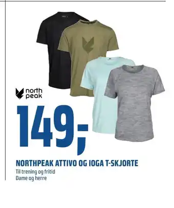Coop Obs Northpeak attivo og ioga t-skjorte tilbud