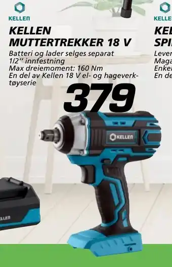Coop Byggmix Kellen mutter trekker 18 v tilbud