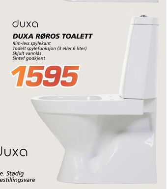 Coop Byggmix Duxa røros toalett tilbud