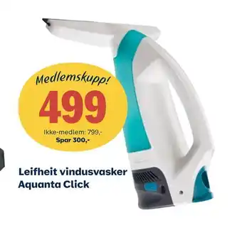 Coop Obs Leifheit vindusvasker Aquanta Click tilbud