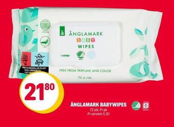 Coop Extra Änglamark babywipes tilbud