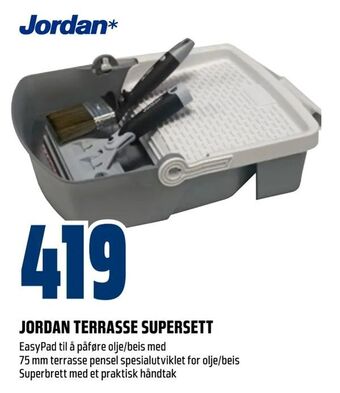 Obs Bygg Jordan terrasse supersett tilbud