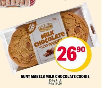 Coop Extra Aunt mabels milk chocolate cookie tilbud