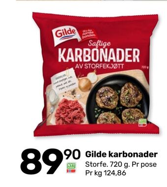 Coop Marked Gilde karbonader tilbud