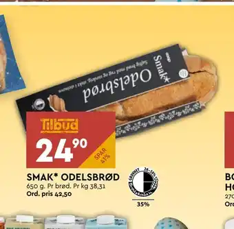 Coop Mega Smak* odelsbrød tilbud