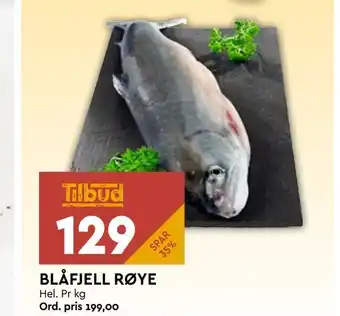 Coop Mega Blåfjell røye tilbud