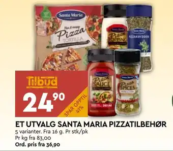 Coop Mega Et utvalg santa maria pizzatilbehør tilbud
