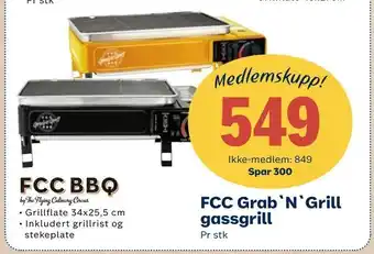 FCC Grab'N'Grill gassgrill