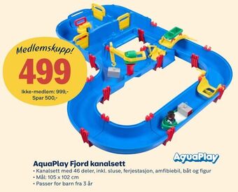 Coop Extra AquaPlay Fjord kanalsett tilbud