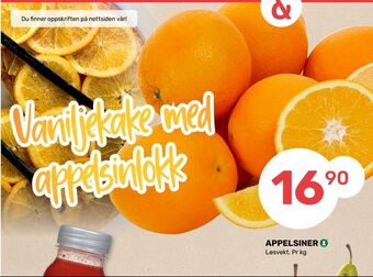 Coop Marked Appelsiner tilbud