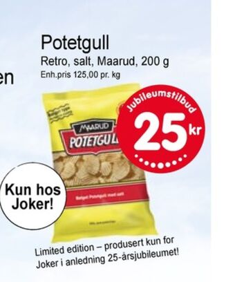Joker Maarud chips tilbud