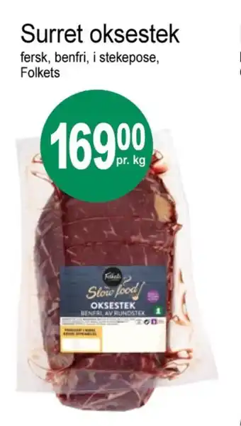 Joker Folkets oksestek tilbud