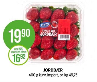 Kiwi Jordbær tilbud