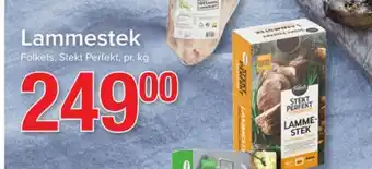 Spar Folkets lammestek tilbud