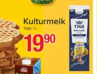 Spar Tine kulturmjølk syrnet melk tilbud