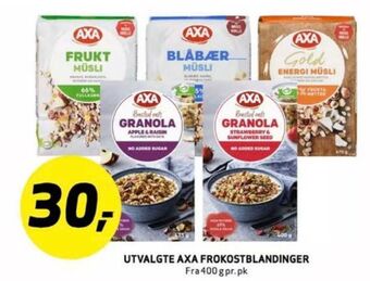 Bunnpris Axa müsli tilbud