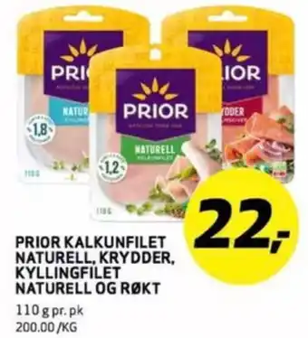 Bunnpris Prior pålegg tilbud