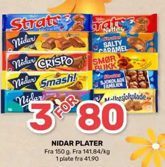 Coop Marked Stratos sjokoladeplate tilbud