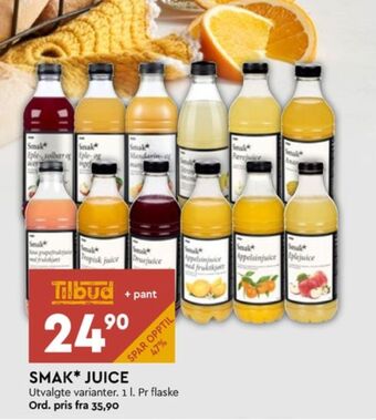 Coop Mega Smak juice tilbud