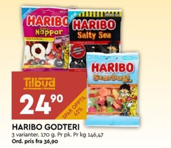 Coop Mega Haribo godterier tilbud