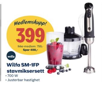 Coop Obs Wilfa stavmikser tilbud