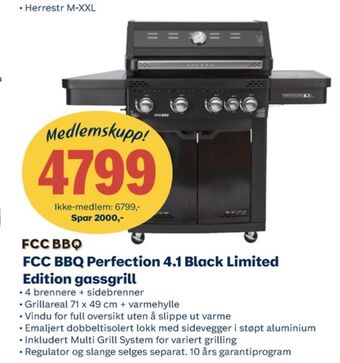 Coop Obs Fcc bbq gassgrill tilbud