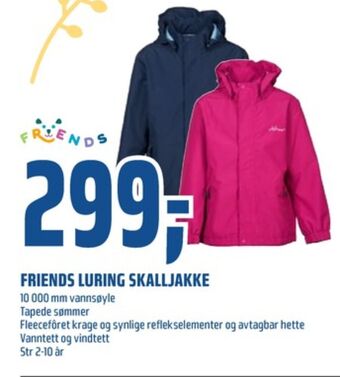 Coop Obs Friends jakke tilbud