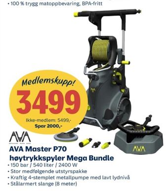 Coop Obs Ava høytrykksvasker tilbud