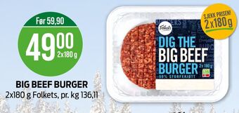 Kiwi Folkets burger tilbud