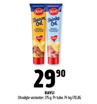 Coop Prix Kavli smøreost tilbud